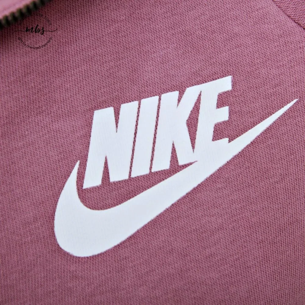 Nike 1/2 Zip Turtleneck Cotton Blend Sweatshirt‎